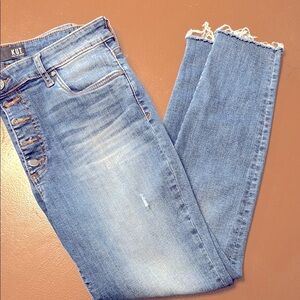 Kut from the Kloth Blue Ankle Cropped Jeans